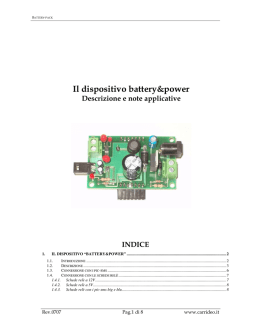Il dispositivo battery&power