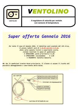 Clicca qui per la Super offerta Gennaio 2016