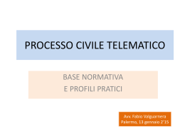 Il Processo Civile Telematico