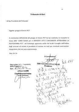 Linee guida PCT_ allegato PDF - Ordine degli Avvocati di Bari