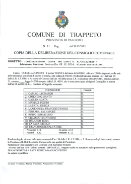 COMUNE DI TRAPPETO