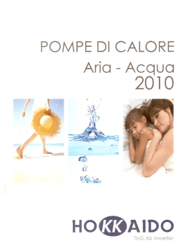 Page 1 POMPE DI CALORE OO U1. mm A .m A THG 5r mw