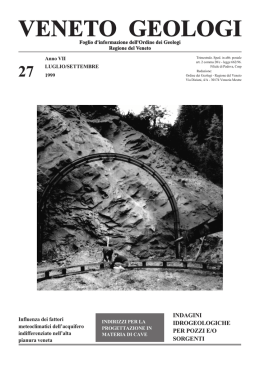 indagini idrogeologiche per pozzi e/o sorgenti