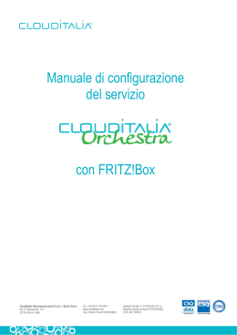 Manuale di configurazione del servizio con FRITZ!Box