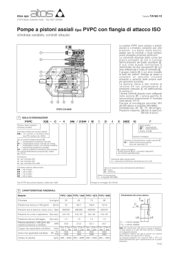 Pompe a pistoni assiali tipo PVPC con flangia di attacco ISO