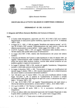 l`ordinanza n. 63