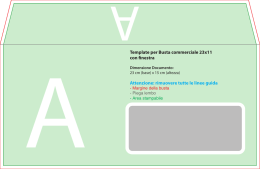 Template busta 23x11 con finestra