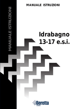 Manuale Tecnico Idrabagno 13,17 Esi - Magic