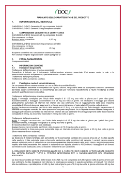 riassunto delle caratteristiche del prodotto