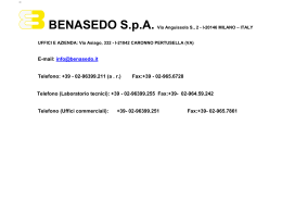 BENASEDO SpA