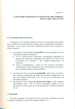 scavi in sotterraneo - Istituto Tecnico Economico Agostino Bassi