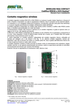 Manuale d`uso - Moduli Wireless