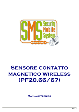 Contatto magnetico wireless _PF20.66_67_ Rev_1.A