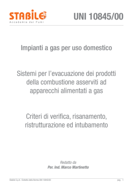 UNI 10845/00 - Stabile SpA