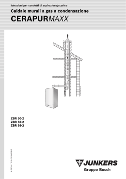 Istruzioni per condotti di aspirazione/scarico CERAPURMAXX