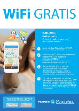 ISTRUZIONI Instructions Come accedo a internet?