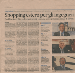 Shopping estero per gli ingegneri