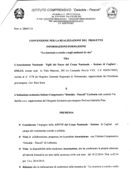 ISTITUTO COMPRENSIVO &ldquo;Deledda - Pascoli&rdquo;