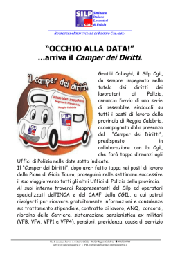 &ldquo;OCCHIO ALLA DATA!&rdquo; - Silp CGIL Calabria