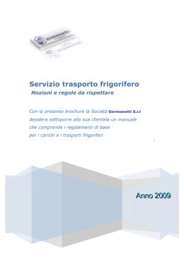 Nozioni e regole per il corretto trasporto frigorifero