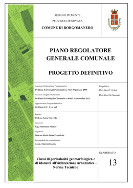 Norme Tecniche - Comune di Borgomanero