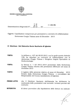 Determinazione del 21 Gennaio 2014, N. 48 [file]