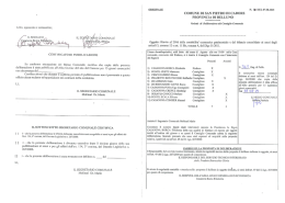 [L SINDACO - Comune di San Pietro di Cadore