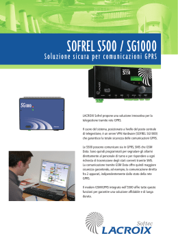 SOFREL S500/ SG1000