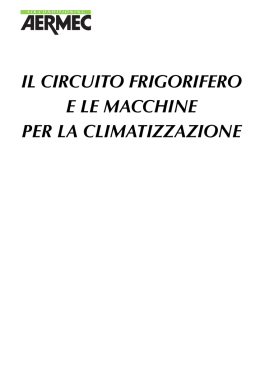 il circuito frigorifero e le macchine per la climatizzazione