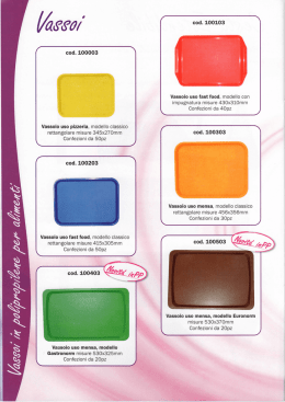 Page 1 / cod. 100003 \ Vassoio uso fast food, modello con