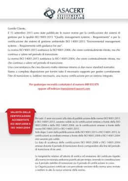ISO 9001 - Asacert