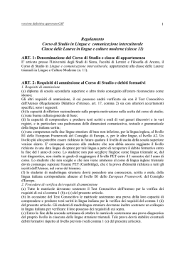 Lingue e comunicazione interculturale