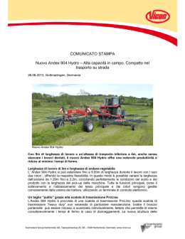 Nuovo Andex 904 Hydro - Kverneland Group Italia