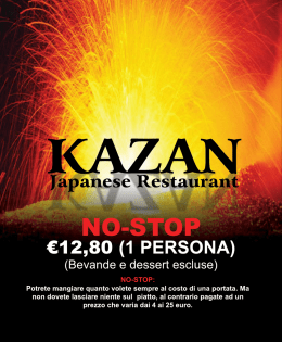 no-stop pranzo