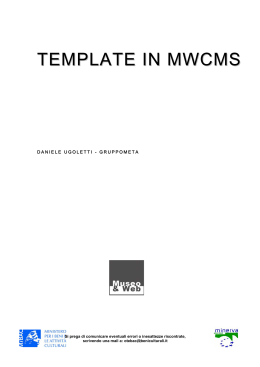 TEMPLATE IN MWCMS