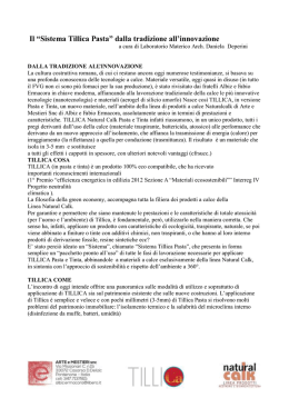 SISTEMA Tillica & Comparazione Sistemi