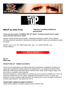 Tinture per parrucchieri | GLOBElife | MIX UP | Napoli