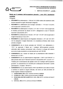 _ _ AREA SVILUPPO E PROMOZIONE ECONOMICA