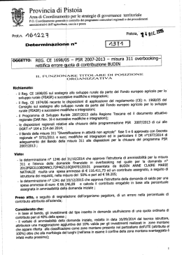 Prov1nc1a di First01a - Provincia di Pistoia