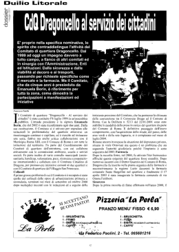Duilio Litorale Maggio 2007 - Comitato di Quartiere Dragoncello