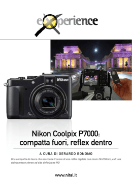 nikon coolpix P7000: compatta fuori, reflex dentro