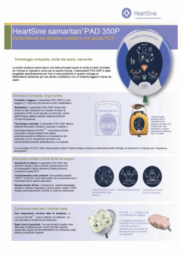 HeartSine samaritan®PAD 350P - Defibrillatori DAE HeartSine