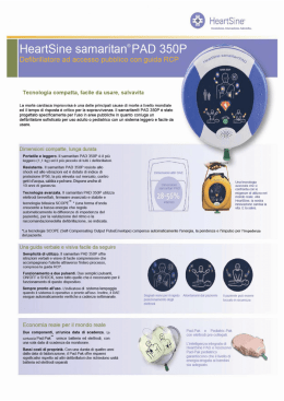 Schede Tecniche prodotti Samaritan - Formazione-BLSD