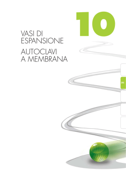 VASI DI ESPANSIONE AUTOCLAVI A MEMBRANA