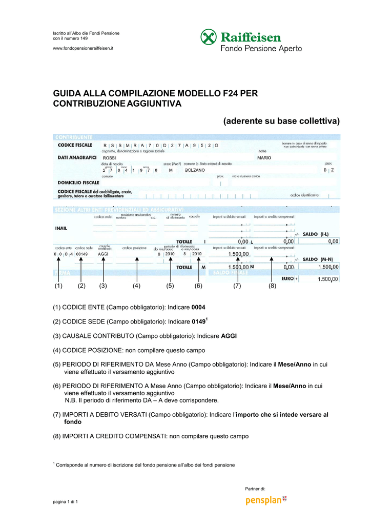 6 Guida Alla Compilazione Del Modello F24 Aggiuntivo
