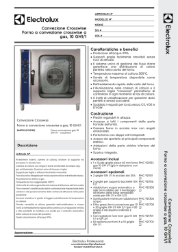 Convezione Crosswise Forno a convezione crosswise a