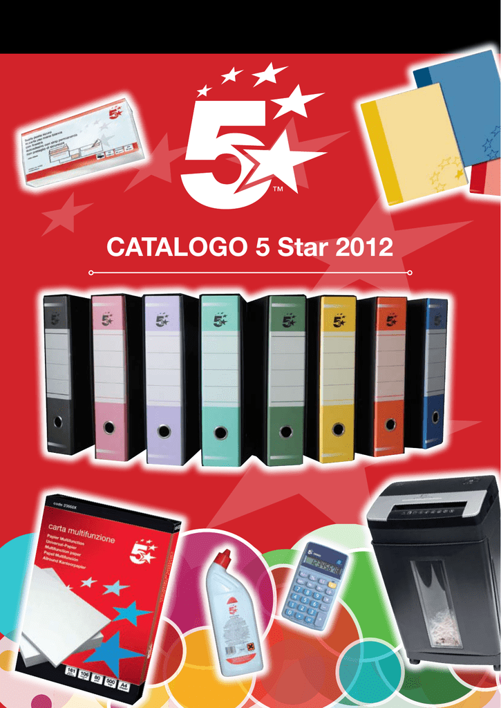 bianco 5 Star 908641 Portalistini personalizzabili 5 Star 30 buste codice 908641
