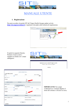 MANUALE UTENTE