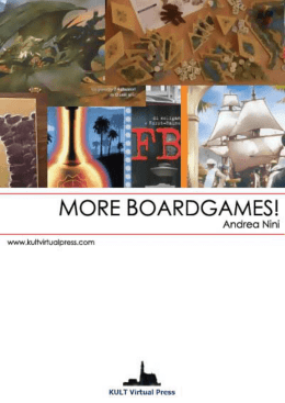 More Boardgames! - Kult Virtual Press