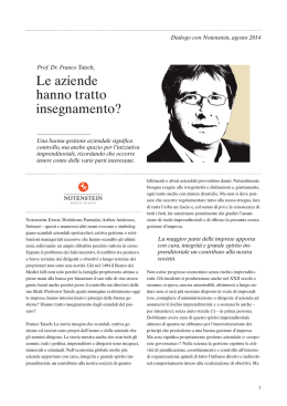 Le aziende hanno tratto insegnamento?